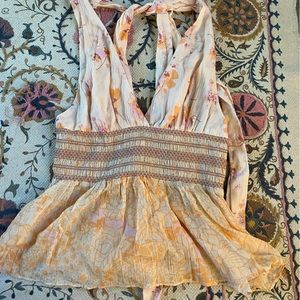 Free people halter tank top